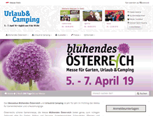 Tablet Screenshot of gartenmesse.at